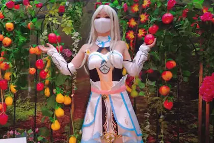 91茄子.甜心宝贝COS原神魔诗诗的救赎